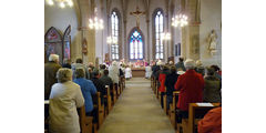 Festgottesdienst zum 50jahrigen Priesterjubiläum von Stadtpfarrer i.R. Geistlichen Rat Ulrich Trzeciok (Foto: Karl-Franz Thiede)